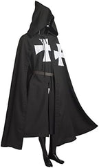 BLESSUME Medieval Knight Tunic Cloak Belt Cosplay Costume Set