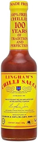 Lingham's Chilli Sauce (280ml) - Pack of 2