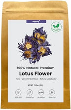 Premium Lotus Dried Natural Flowers Tea Whole Flower | Non GMO, Caffeine-free