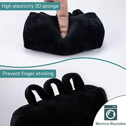 SWISSELITE Hand Contracture Cushion, Palm Grip with Elastic Band or Separator, Hand Grab Pad for Stroke Recovery, Help with Hand Rehabilitation