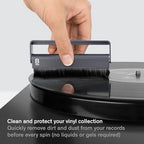 Boundless Audio Record Cleaner Brush - Carbon Fiber Anti-Static Vinyl Brush - Record Player Accessories for Vinyl Cleaning