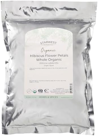 Hibiscus Flowers Whole Organic