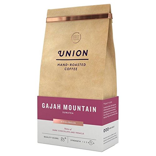 Union Coffee Dark Roast Coffee Beans - Gajah Mountain Sumatra - 200g
