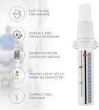 Mechanical Peak Flow Meter | PEF Tester - Track & Monitor Peak Expiratory Flow Changes