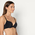 Amazon Essentials Women's Microfiber Lined Push Up Plunge Bra