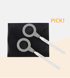 2 pcs Eyeglasses Round Optical Cross Cylinder Lens Optical Instruments diopters (0.25/0.5) (±0.25 1pc ±0.5 1pc)