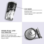 20 oz Piano Keys Music Note Insulated Tumbler Coffee Mug Double Wall Vacuum Travel Mug with Straw and Lid Stainless Steel