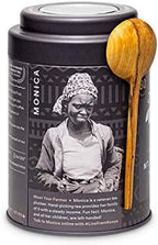 JusTea MT. KENYA BLACK | Loose Leaf Black Tea | Tin with Hand Carved Tea Spoon | 40+ Cups (3.2oz) | High Caffeine | Award-Winning | Fair Trade | Non-GMO