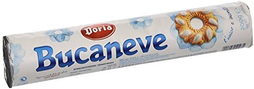 Doria: "Bucaneve" shortbread biscuits - 7.05 Oz (200g) Pack of 4 [ Italian Import ]
