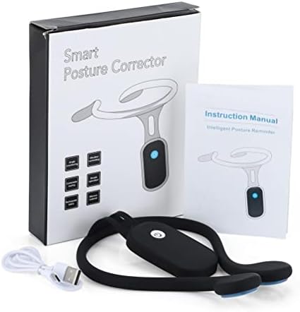 Smart Posture Corrector Trainer for Adults Kids Rechargeable Automatic Induction Posture Corrector Neck for Women
