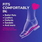 Dr. Scholl's Love Your Flats & Sandals 3/4 Length Insoles, All-Day Comfort, Relieve & Prevent Shoe Discomfort, Absorbs Shock, Arch Support