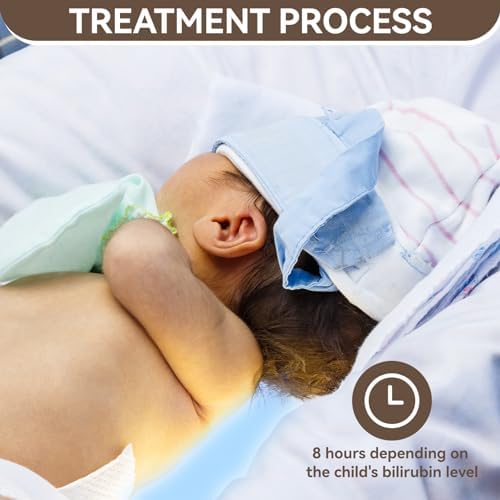 Newborn Jaundice Therapy Blanket, Professional Blue Light Lamps Jaundice Relief Tool Light Therapy Pad for Body