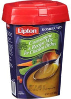 Lipton Consomme, Chicken Style Soup and Seasoning Mix, 14.1oz Canister with Resealable Lid