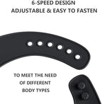 Adult Bibs for Men, Women, Elderly- Silicone Adult Bib for Eating - Washable Bibs with Crumb Catcher (Black)