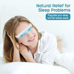 Light Therapy Glasses, Blue-White UV-Free Light Therapy, Portable Daylight, Wearable Sunlight, Boost Energy, Relief for Sleep Problems, Jet Lag, Equivalent to 10000 Lux