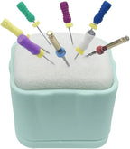 Endo File Clean Stand, YOUYA DENTAL Instant Detailing File Cleaning Sponge Dental Endodontics Cleaning Holder High Temperature Resistance Professional Sponge Box Ring Organizer Rack (Green)
