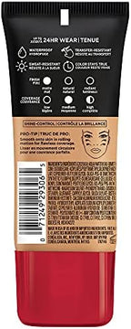 L'Oreal Paris Cosmetics Makeup Infallible Pro-Matte Liquid Longwear Foundation, Fresh Beige, 1 fl oz