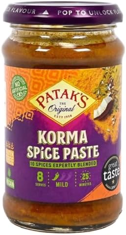 Patak's Korma Paste 10oz, Orange