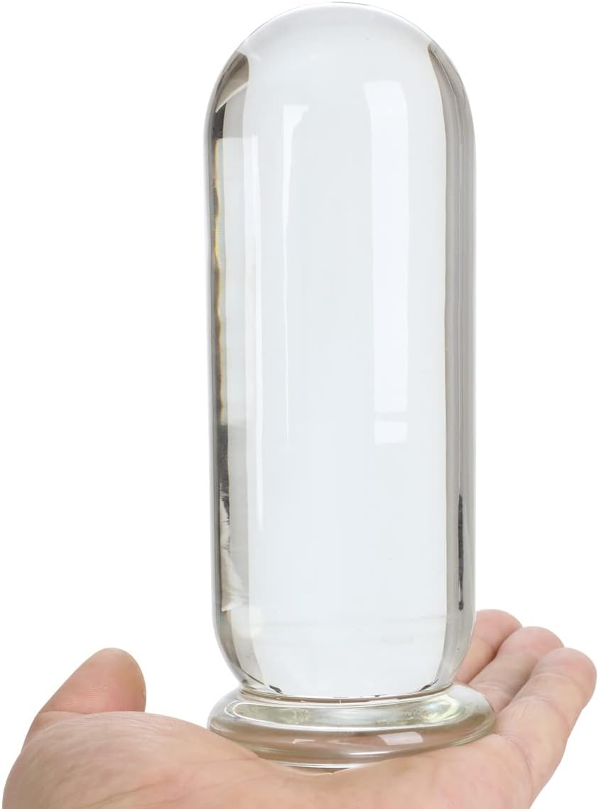 6.3" Huge Round Glass Butt Plug Large Crystal Anal Plug Anal Masturbation Butt Expander Anal Sex Toy