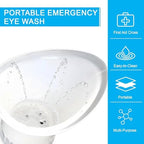 WASH+OUT Eye Wash Cup – Portable Eyewash Device – Emergency Eye Wash Cup that Screws on to Most Water Bottles and Flushes Eyes in Seconds - 3 Pack