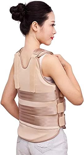 HAILM Thoracic Back Thoracolumbar Fixed Brace Treat Osteoporosis Spine Compression Fractures Lumbar Spine Orthosis Support Scoliosis Brace,XL