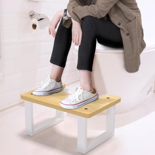 Ergonomic Bathroom Toilet Stool for Healthier Bowel Movements - Easy-to-Use Poop Stool Improves Digestion and Reduces Constipation Comfort Suitable for Adults & Kids Compatible for squatty Potty