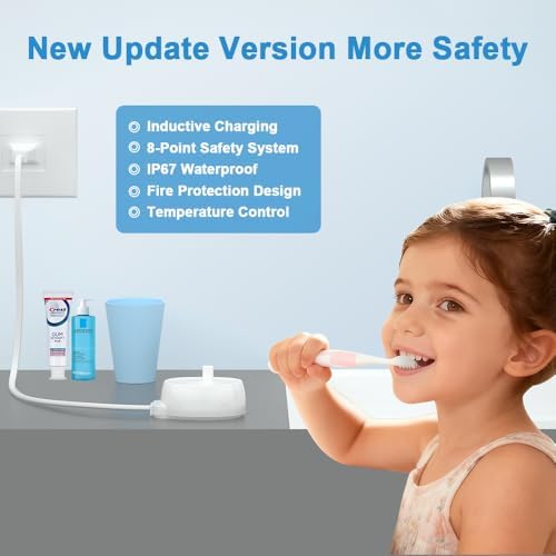 Replacement Charger for Braun Oral-B Electric Toothbrush – Compatible with Oral-B Model 3757, Waterproof IP67 Inductive Charging Base, Portable Travel-Friendly