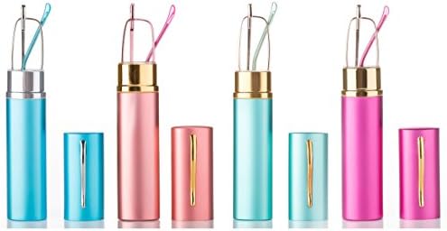 Ultra Slim Compact Unisex Light Weight Reading Glasses w/Portable Pocket Clip Aluminum Case
