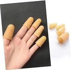 minkissy 25Pcs Anti-Static Finger Covers 1.37X0.82 Inch Non-Slip Rubber Finger Tips for Money Counting Wound Protection and Hand Safety