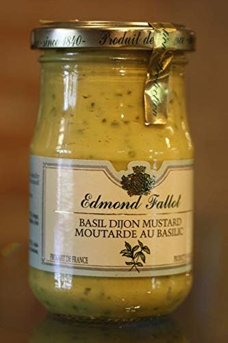 Edmond Fallot Dijon Mustard with Basil (7 ounce) - 3 PACK