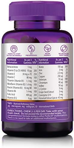Perfectil Hair Crush Vitamin Gummies - Hair Growth and Thickening Formula | Supports Thicker, Healthy Hair | Biotin, Vitamin D, and More in a Vegan Chewable Gummy