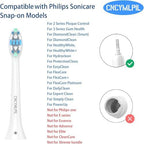 Replacement Toothbrush Heads for Philips Sonicare Replacement Heads, Electric Replacement Brush Head Compatible with Phillips Sonicare Electric Toothbrush, 8 Pack