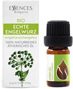 Essences Bulgaria Organic Angelica Essential Oil 1/6 Fl Oz | 5ml | Angelica archangelica | 100% Pure and Natural | Undiluted | Therapeutic Grade | Family Owned Farm | Steam-Distilled | Non-GMO | Vegan
