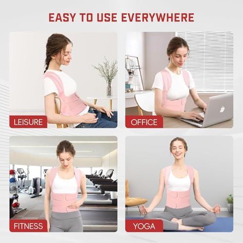 Posture Corrector for Women and men, back brace,Spinal Support, Pain Relief, Office, Fitness, Daily UseChristmas gift ideas (Medium)
