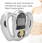 Digital Body Fat Analyzer, Electronic BMI Handheld Body Fat Monitor with LCD Display, Multifunctional Portable Body Fat Measurement Device for, Fitness Monitoring,