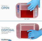 Oakridge Products Large Sharps Container for Home Use and Professional 2 Gallon (3-Pack) with Sliding Top, Biohazard Needle and Syringe Disposal, CDC Certified