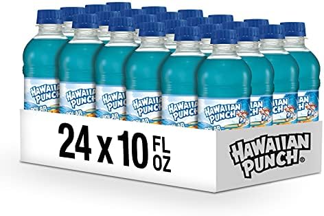 Hawaiian Punch Polar Blast Fruit Juice Drink, 10 Fl Oz Bottles, 24 Count (4 Packs Of 6), Ready-to-drink, On-the-go, Caffeine-free, Carbonation-free, Gluten-free, Excellent Source Of Vitamin C