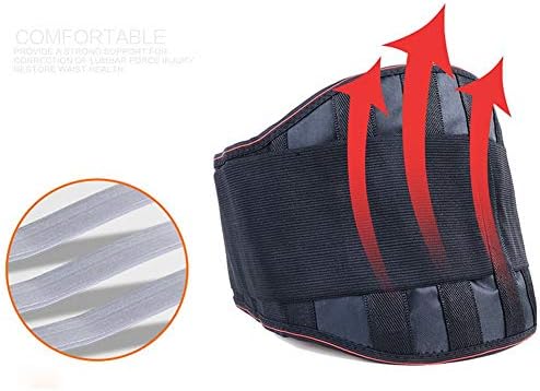 Self-Heating Lumbar Brace Belt Lower Back Support with Removable Pad for Women and Men Back Pain Relief and Injury Prevention (Size : M (100 * 23cm))