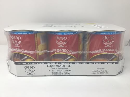 DEEP KESAR MANGO PULP (6 CANS)