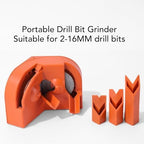 Multipurpose Drill Bit Grinding Sharpener, Drill Bit Sharpener for All Bits, ABS Professional Electric Drill Bit Sharpener Portable Drill Bit Sharpener, Drill Grinder Grinding
