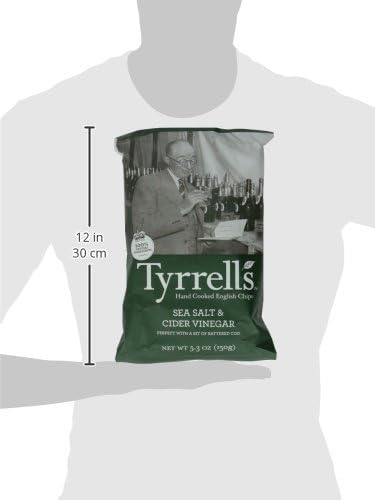 Tyrrell's Crisps, Sea Salt and Cider Vinegar, 5.3 Ounce