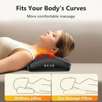 Back Massager,Back and Neck Massager with Heat,Shiatsu Deep Tissue Back Massager,Electric Massage Pillow for Shoulders,Legs,Foot,Body Muscle Relief,Neck Massager for Women/Men/Dad/Mom