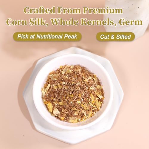 Fullchea - Corn Silk Tea Bags, 50 Counts - Subtly Sweet Flavor & Corn Aroma - Non-GMO - Caffeine-Free - Support Kidney & Aid Digestion