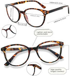 SIGVAN 3 Pack Reading Glasses Spring Hinge Stylish Readers Black/Tortoise for Men and Women