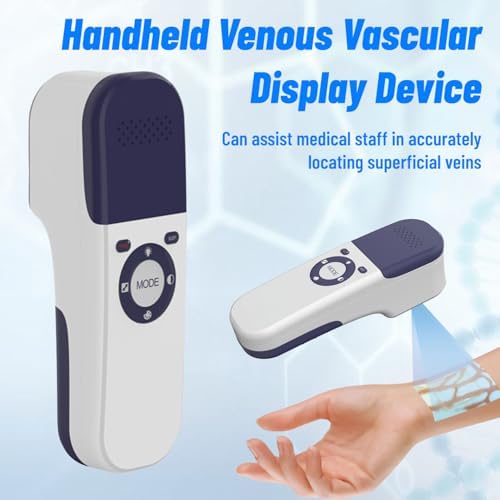Vein Finder Viewer with 7 Color Modes & 5 Brightness Levels, Vein Detection Light for Nurses, Doctors, Children & The Elderly