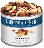 Virginia Diner Peanuts - Cranberry Nut Mix - Gift Pack of 2, 18oz. Resealable Cans By Lyza's Sweets & Treats