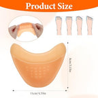 2 Pairs Pointe Shoe Toe Pads – Ultra-Soft Nude Ballet Toe Pads,Toes Pad for Pointe Shoes for Women & Girls, Cushioned Foot Protectors for Dance Practice & High Heel Comfort