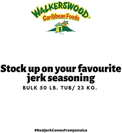 Walkerswood Traditional Jamaican Jerk Seasoning, Hot and Spicy, 50 lb.