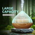 Essential Oil Scent Diffuser: 500ML Aroma Diffuser with Remote Control - 14 Colors LED & 2 Mist Modes - 4 Timer Settings, Ultra-Quiet for Home Bedroom Family