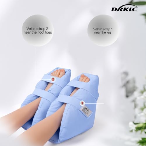 Heel Protectors for Pressure Sores,Adjustable Foot Boot Surgery Recovery Supplies for Elderly Bedridden Pressure Ulcer Ankle Pillow for Bed, Wheelchairs